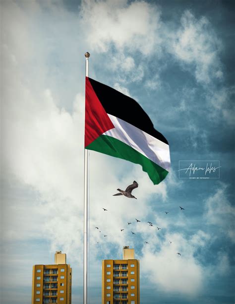 اجمل خلفيات صور علم فلسطين
